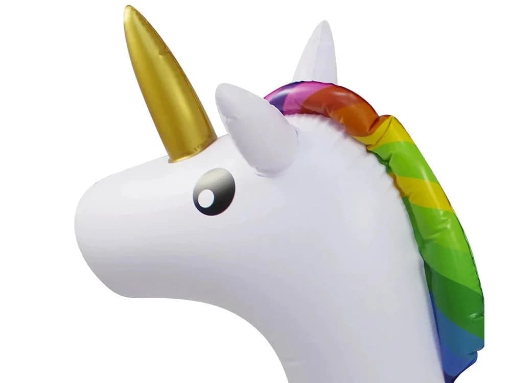 Sport-Knight® Schwimmring Einhorn Bunt PVC mit Griffen - Bild 5