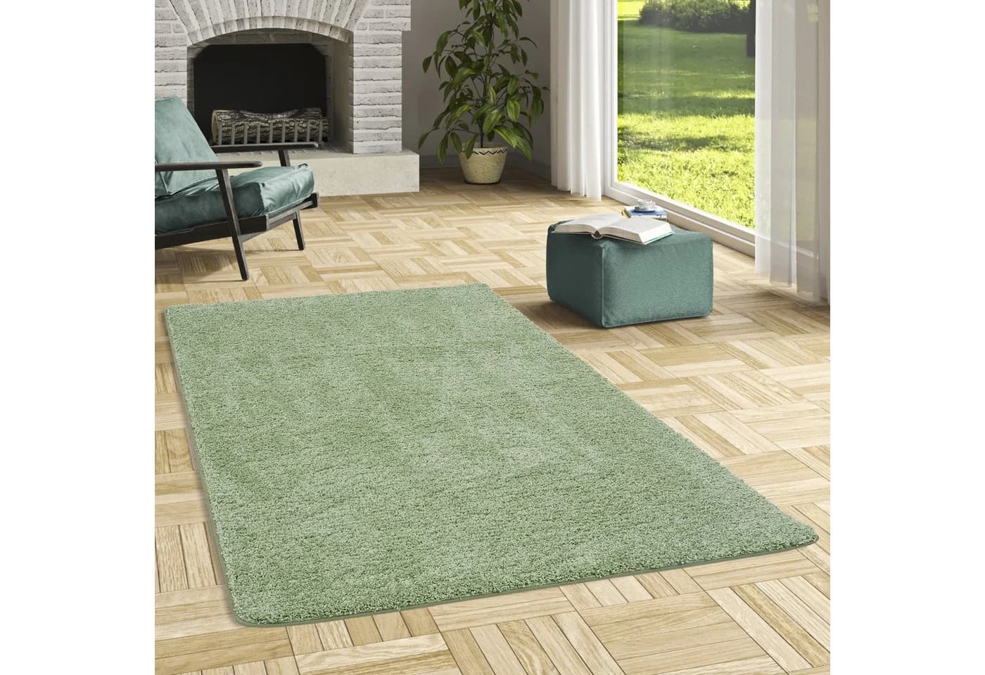 Snapstyle Hochflor-Teppich Luxus Hochflor Langflor Teppich Milano