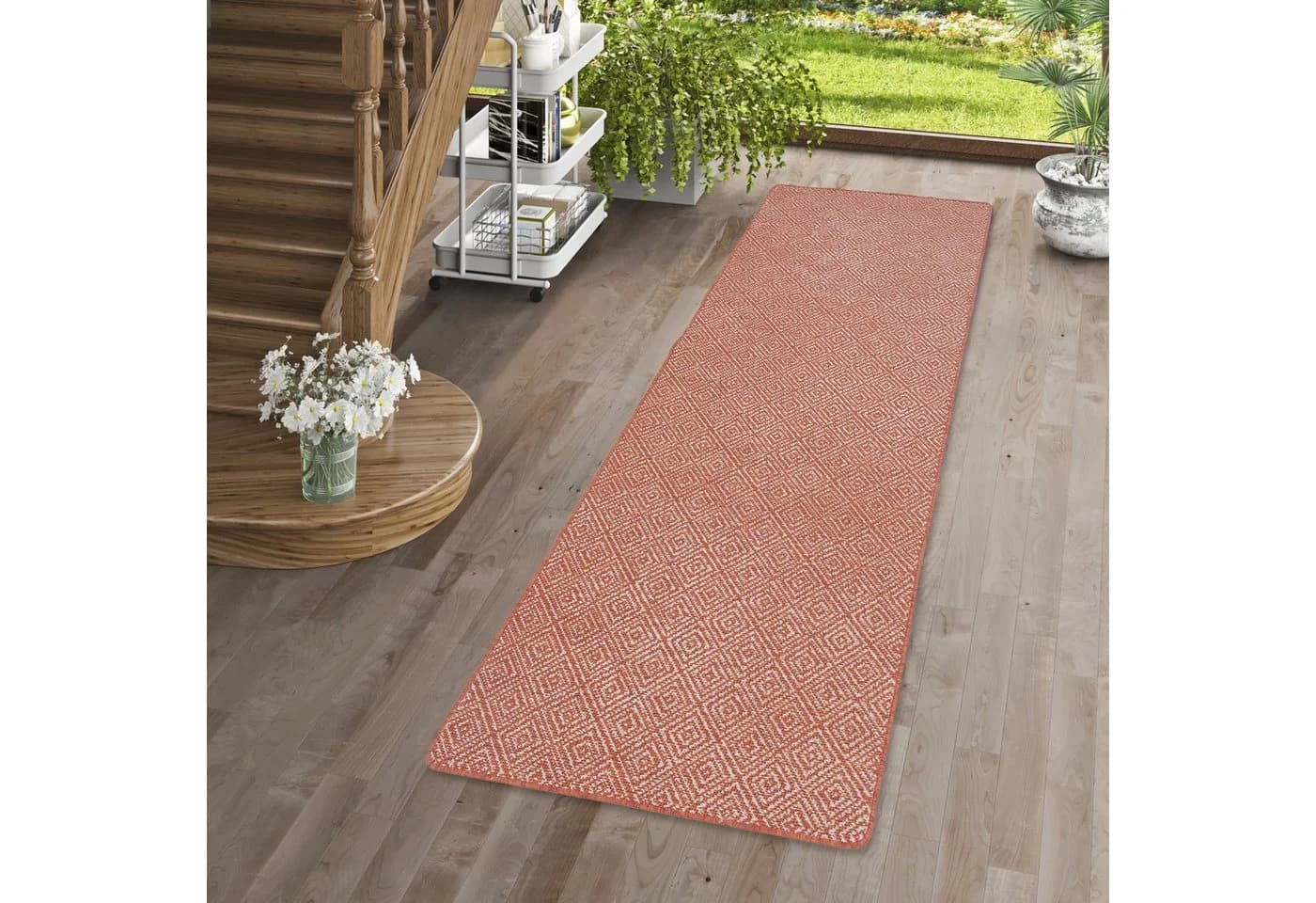 Snapstyle Newport Teppichläufer Beidseitig Terrakotta In- und Outdoor - Bild 2