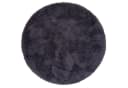 Pergamon Hochflor-Teppich Rund Anthrazit Shaggy Bild 1