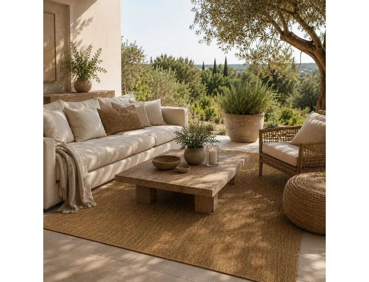 Snapstyle Outdoorteppich Porto Meliert Flachgewebe In- & Outdoor - Bild 5