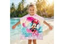 Disney Badeponcho Minnie Maus Kinder Mädchen Mikrofaser Kapuze Bild 3
