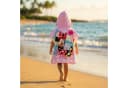 Disney Badeponcho Minnie Maus Kinder Mädchen Mikrofaser Kapuze Bild 5