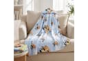 Bluey u Bingo Flanell Decke XL - Warme Kapuzen Kuscheldecke 120x150 cm Bild 5