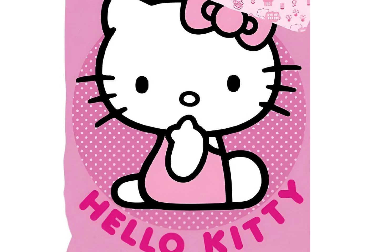 Hello Kitty Kinderbettwäsche Rosa Mikrofaser 2-teilig
