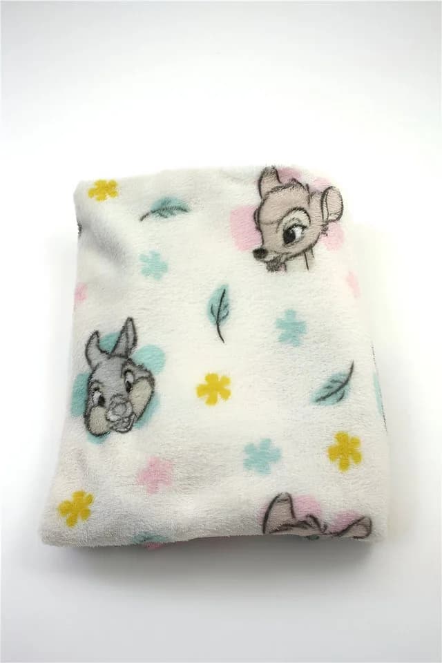 Disney Bambi Wohndecke Flanell Kuscheldecke Bunt 110x150 cm - Bild 3