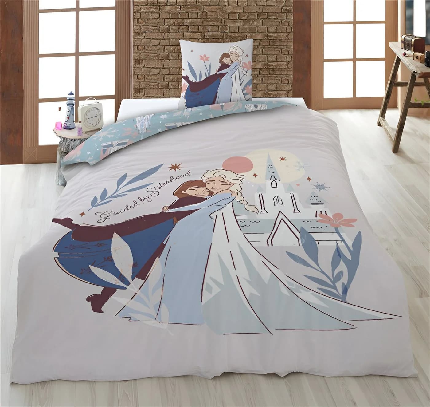 Disney Die Eiskönigin Bettwäsche 135/140x200 65x65 Baumwolle 2 teilig