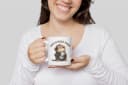 WS-Trend Anti Stress Tasse Affe Motiv Keramik 325 ml Bild 4