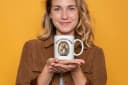 WS-Trend Anti Stress Tasse Igel Motiv Keramik 325 ml Bild 4