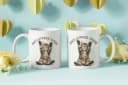 WS-Trend Anti-Stress Tasse Baby Katze 325 ml Keramik Weiß Bild 1