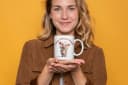 WS-Trend Anti-Stress Schweinchen Kaffeetasse Keramik 325 ml Bild 4
