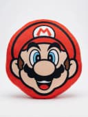 Super Mario 3D Dekokissen Rund Rot/Beige Schwarz Blau Bild 4