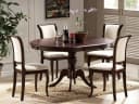 Feldmann-Wohnen Esszimmerstuhl Olivia 6er Set Nussbaum dunkel / beige Bild 1