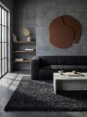 KADIMA DESIGN Teppich RHEIN Shaggy Anthrazit 60x110 cm Bild 2
