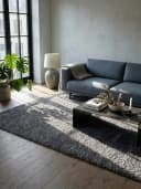 KADIMA DESIGN Teppich RHEIN Shaggy Grau 60x110 cm Bild 2