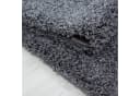KADIMA DESIGN Teppich RHEIN Shaggy Grau 60x110 cm Bild 3