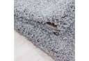 KADIMA DESIGN Teppich RHEIN Shaggy Hellgrau 80x80 cm Bild 3