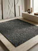 KADIMA DESIGN Teppich AMMER Kurzflor Anthrazit 60x100 cm Bild 1