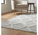 KADIMA DESIGN Teppich EISACK 3D-Effekt Grau Boho Bild 4