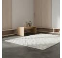 KADIMA DESIGN Teppich EISACK 3D-Effekt Beige Geometrisch Bild 4