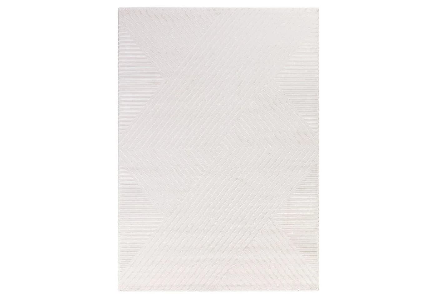 Kadima Design Teppich ILLER Creme 3D Design Kurzflor