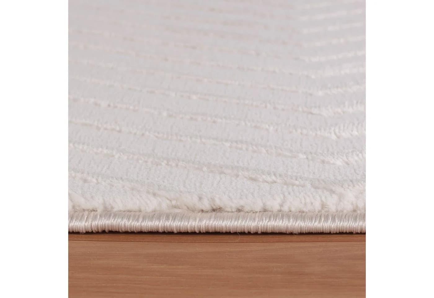 Kadima Design Teppich ILLER Creme 3D Design Kurzflor - Bild 5