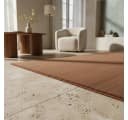 KADIMA DESIGN Teppich LECH Braun 60x110 cm Kurzflor Bild 2