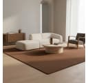 KADIMA DESIGN Teppich LECH Braun 60x110 cm Kurzflor Bild 3