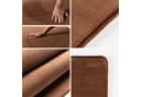 KADIMA DESIGN Teppich LECH Braun 60x110 cm Kurzflor Bild 4