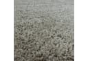 KADIMA DESIGN Shaggy Teppich SPREE Natur 80x80 cm Bild 5
