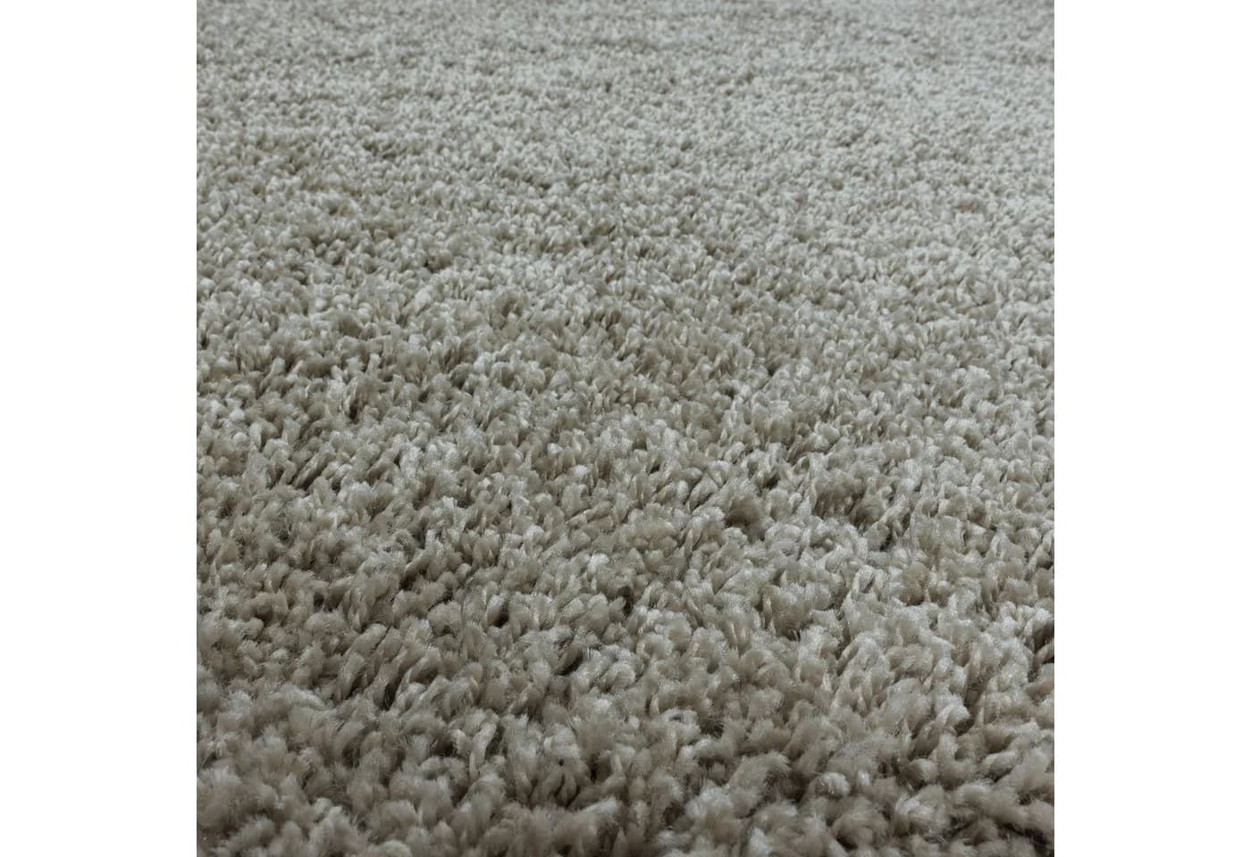 KADIMA DESIGN Shaggy Teppich SPREE Natur 80x80 cm - Bild 5