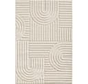 KADIMA DESIGN Teppich RIGI 3D-Effekt Creme Skandinavisch Boho Bild 1