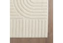KADIMA DESIGN Teppich RIGI 3D-Effekt Creme Skandinavisch Boho Bild 4