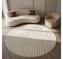 KADIMA DESIGN Teppich RIGI 3D-Effekt Creme Boho Bild 2