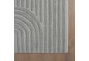 KADIMA DESIGN Teppich RIGI 3D-Effekt Silber 80x80 cm Bild 5