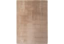 KADIMA DESIGN Teppich ISAR Beige Kurzflor Uni 80x80 cm Bild 1