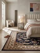 KADIMA DESIGN Teppich GLAZERT Dunkelblau Orientalisch Bild 3