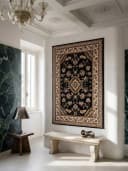 KADIMA DESIGN Teppich GLAZERT Dunkelblau Orientalisch Bild 4