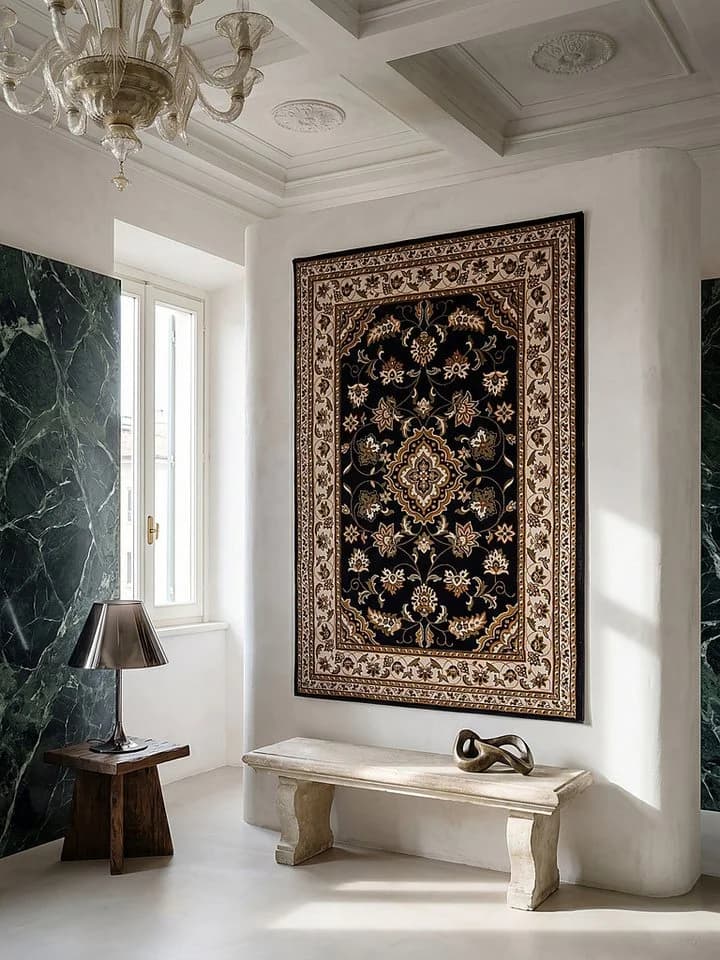 KADIMA DESIGN Teppich GLAZERT Dunkelblau Orientalisch - Bild 4