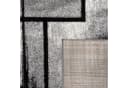 KADIMA DESIGN Teppich Dunkelgrau Geometrisches Quadratmuster Kurzflor Bild 5