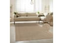 KADIMA DESIGN Teppich Beige Unifarben Bordüre Kurzflor Bild 2