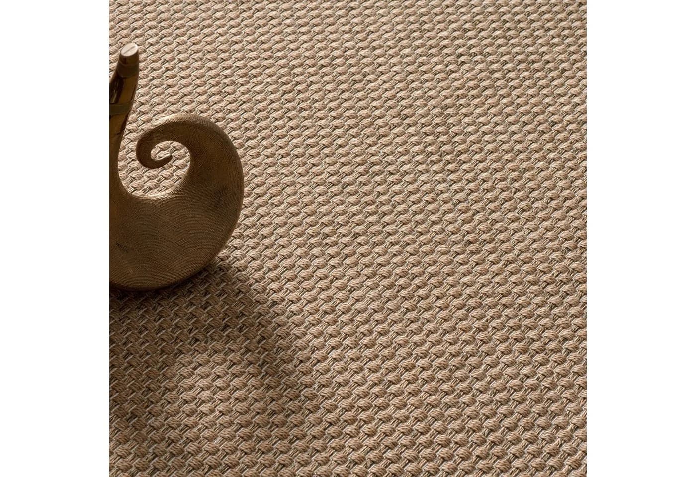 KADIMA DESIGN Teppich Beige Unifarben Bordüre Kurzflor - Bild 3