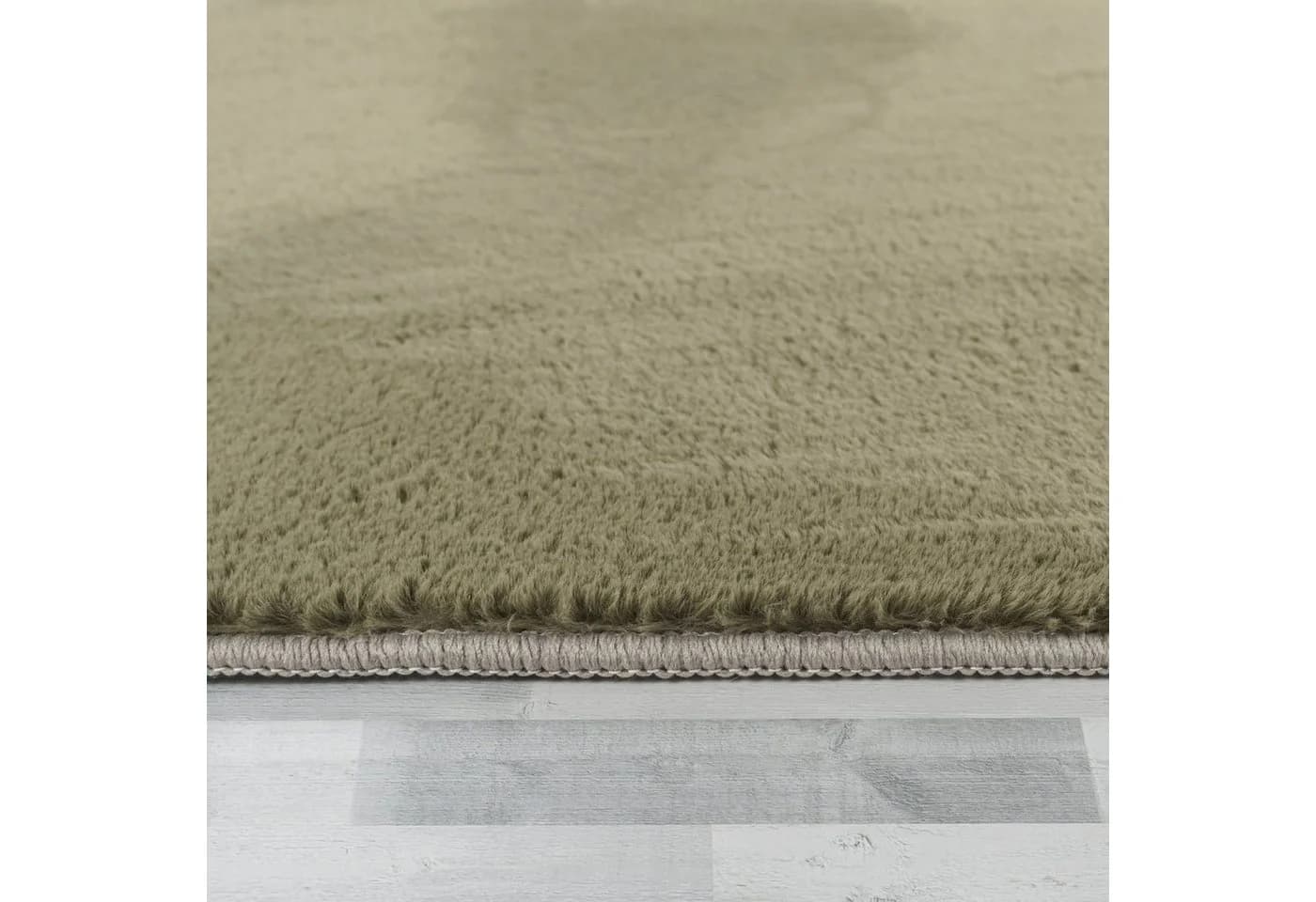 KADIMA DESIGN Kurzflor-Teppich Grün Waschbar Schmutzabweisend - Bild 4