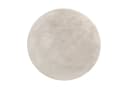KADIMA DESIGN Teppich Einfarbig Creme Kurzflor Rund Bild 1