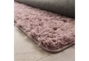 KADIMA DESIGN Teppich Rosa Rund Hochflor Shaggy waschbar Bild 3