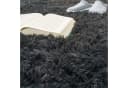 KADIMA DESIGN Hochflor Teppich Shaggy Anthrazit Rund 80D Bild 3