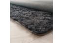 KADIMA DESIGN Hochflor Teppich Shaggy Anthrazit Rund 80D Bild 4