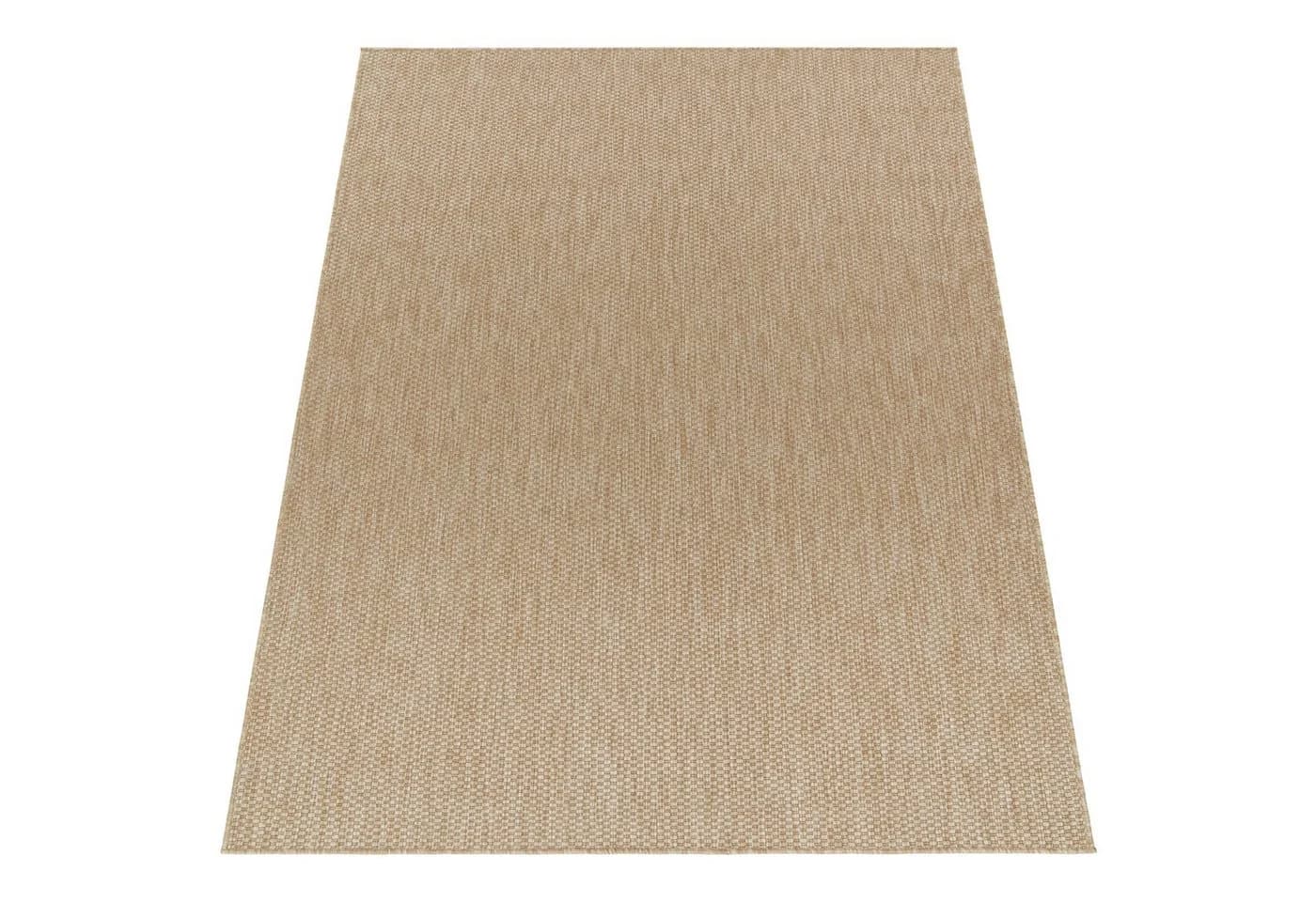 KADIMA DESIGN Teppich Unifarben Beige Kurzflor Läufer