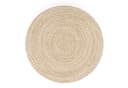 KADIMA DESIGN Teppich Boho Rund Beige 100% Baumwolle Bild 1