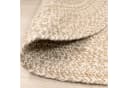 KADIMA DESIGN Teppich Boho Rund Beige 100% Baumwolle Bild 5